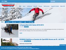 Tablet Screenshot of hsv-ski.de